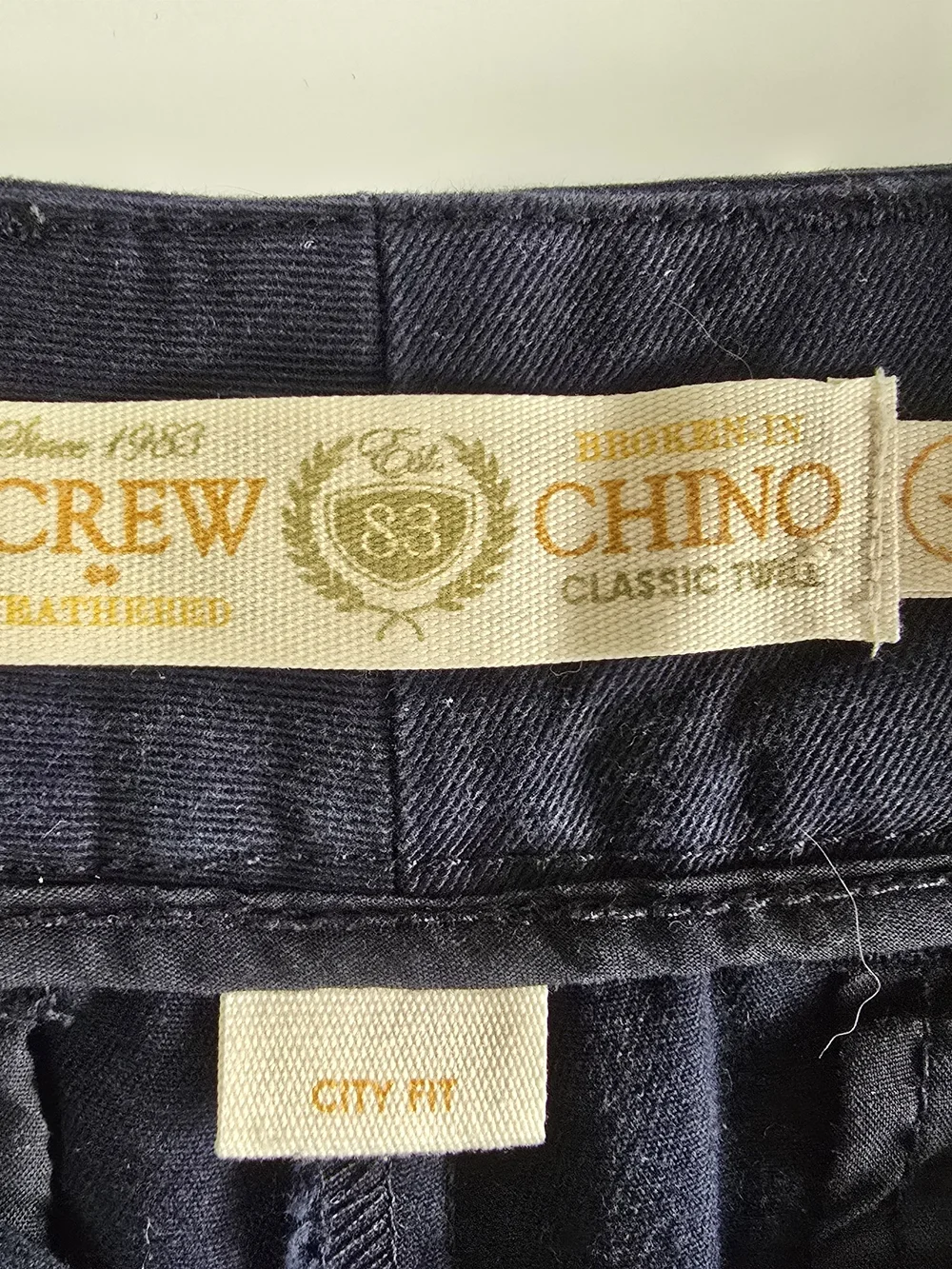 J. Crew Navy Broken In Cotton Chino City Fit Women’s Shorts
